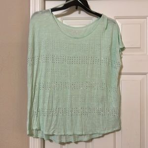 Mint green with sequins.  Brand new without tags